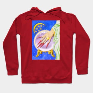 Crystal Ball Witch Painting Hoodie